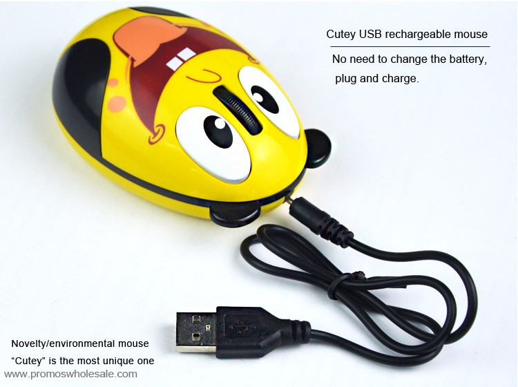 2.4g wireless cartoon cute mouse 
