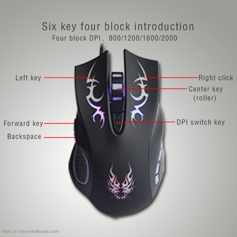 luci gaming mouse