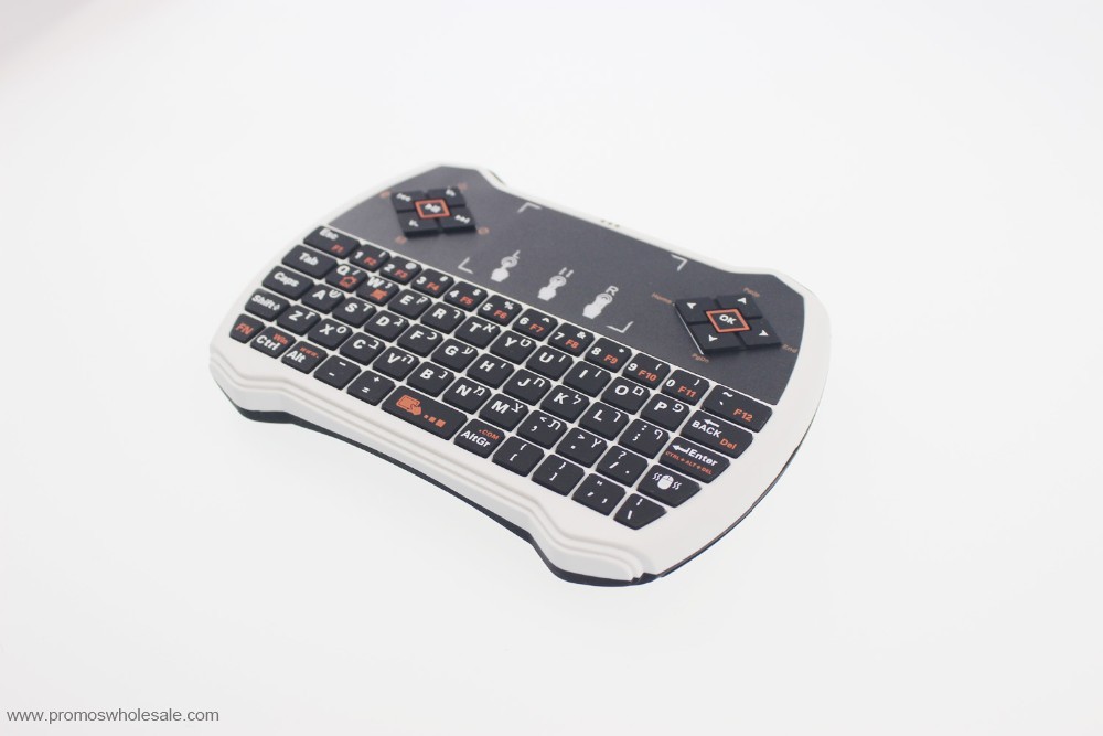  2.4g mini mosca aire giro ratón inalámbrico teclado 