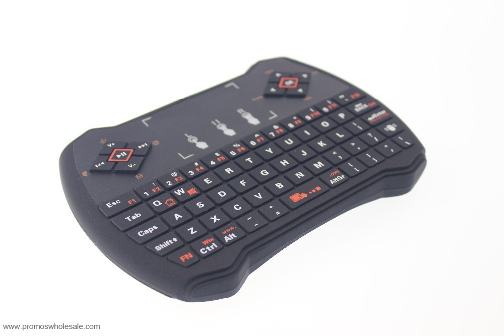  2.4g mini ar voar giroscópio do mouse sem fio teclado 