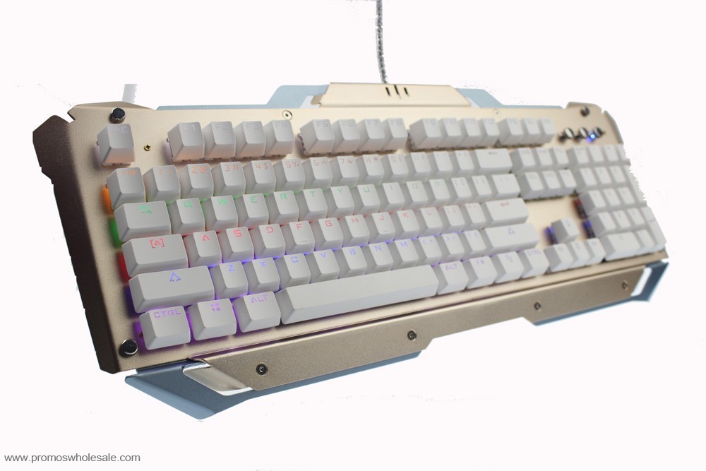  juegos uso led iluminación teclado mecánico 