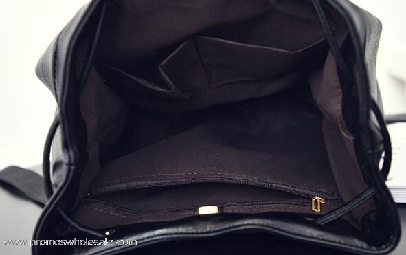 kvinder læder laptop rygsæk taske