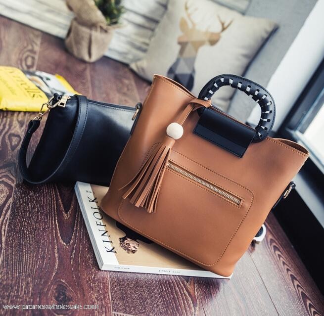  ladies pu leather handbag