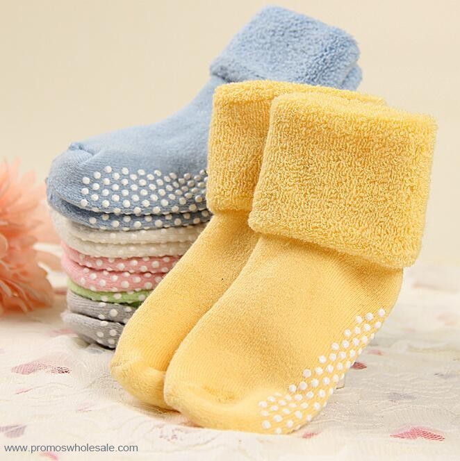 funny plain color child sock