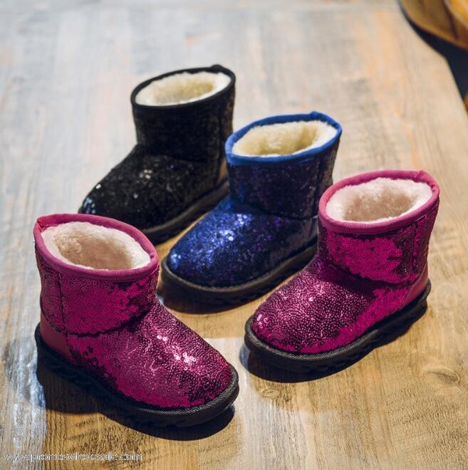 Fashionable patterns winter snow boots 