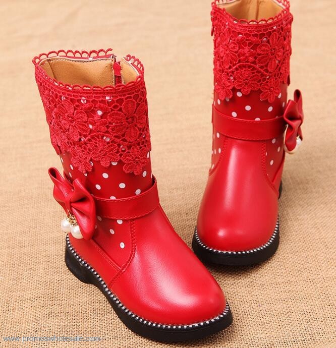 Fancy children warm half boots