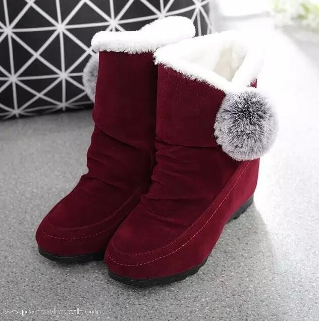 hangat musim dingin wanita salju boots